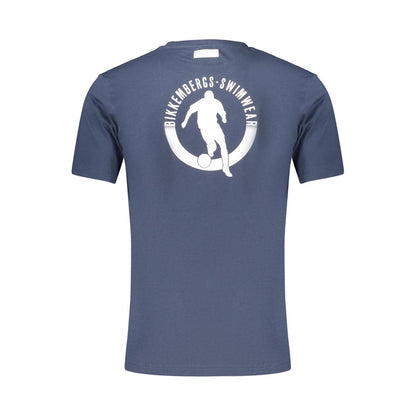 Bikkembergs Blue Cotton Men's T-Shirt