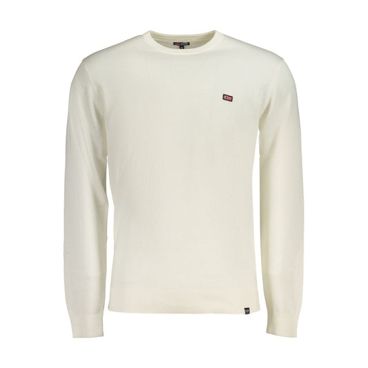 Norway 1963 Bianco Cotton Men's Maglia
