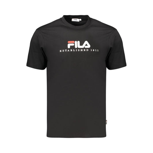 Fila Black Cotton Men's T-Shirt