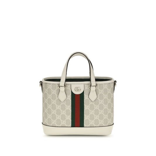 Gucci White Fabric Handbag