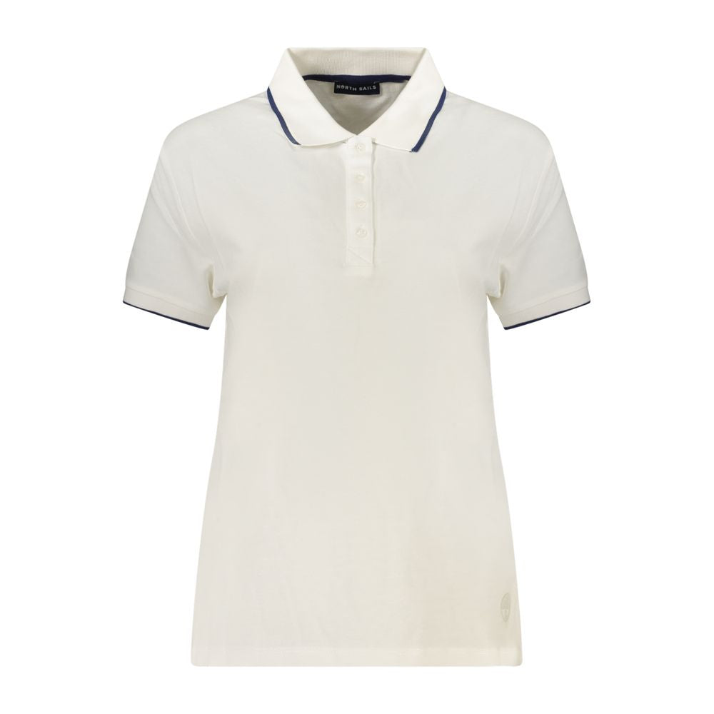 North Sails White Cotton Polo Shirt