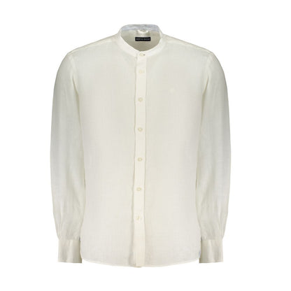 North Sails White Linen Men's Shirt