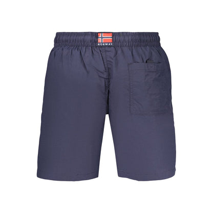 Norway 1963 Blue Polyamide Men's Swim Boxer