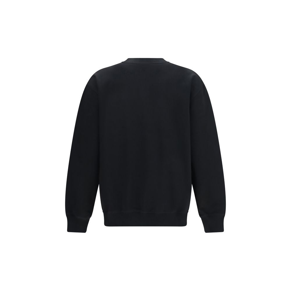 Balmain Black Cotton Sweatshirt