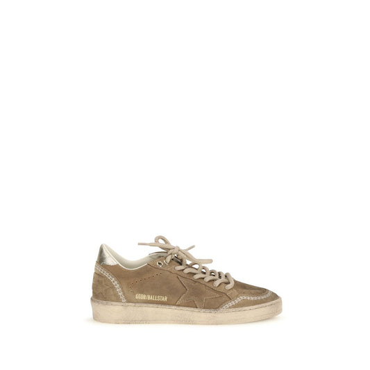 Golden Goose Beige Calf Leather Bos Taurus Athletic Sneakers
