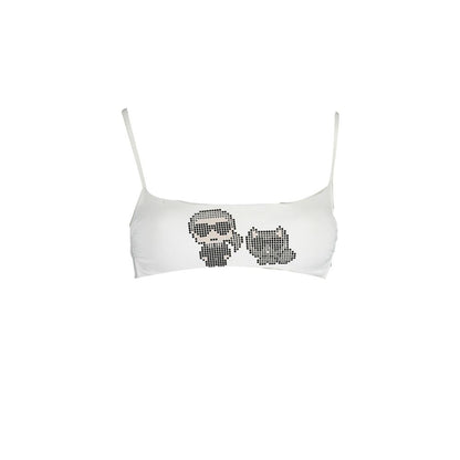 Karl Lagerfeld White Polyamide Women's Swimsuit