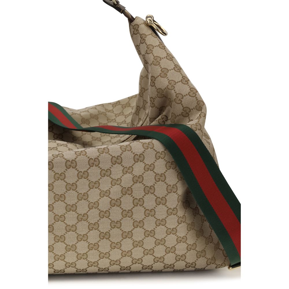 Gucci Beige Fabric Shoulder Bag