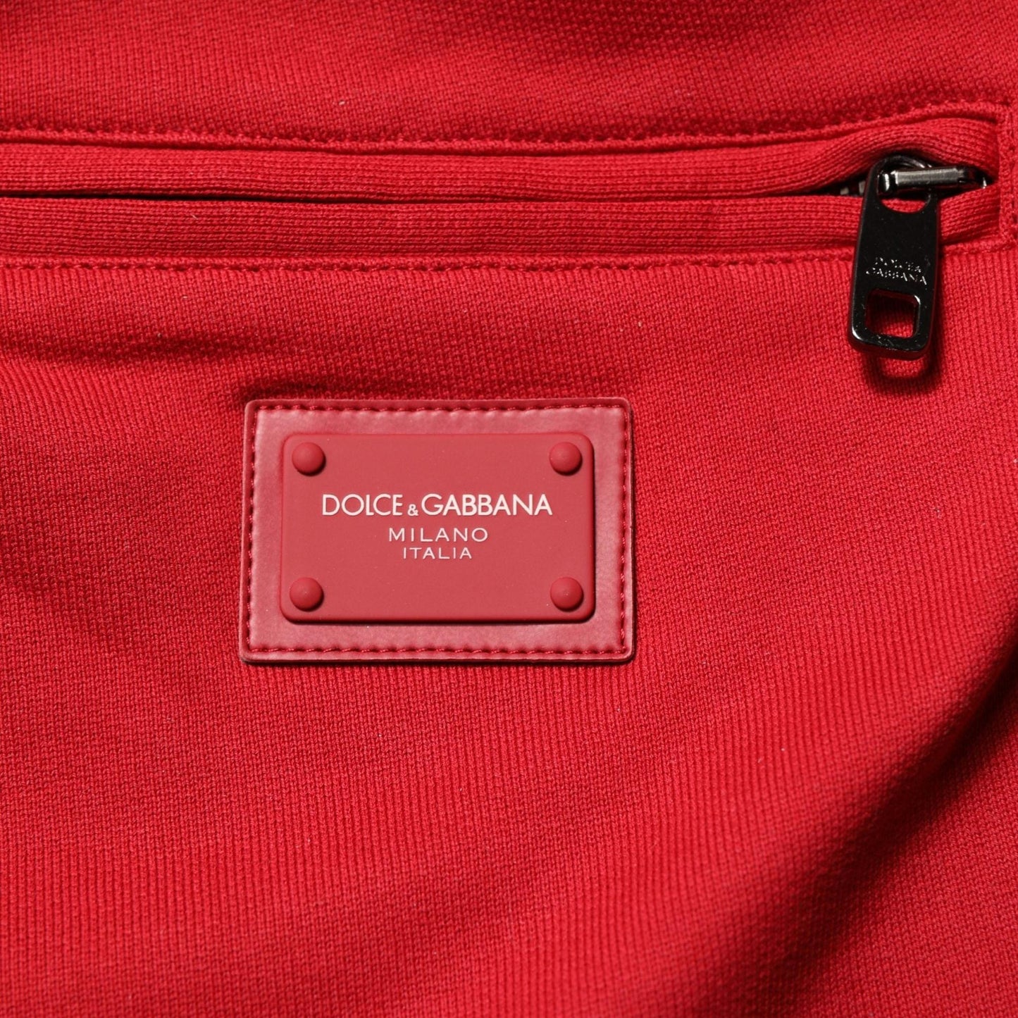 Dolce & Gabbana Red DG Logo Cotton Jogger Men Sweatpants Pants