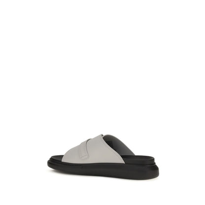 Alexander McQueen Gray Polyurethane Sandals