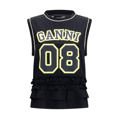 Ganni Black Polyester Sportswear