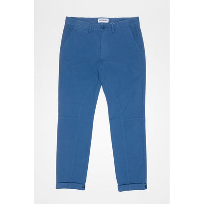 Bikkembergs Blue Cotton Joggers (Workout Pants)