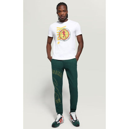 Bikkembergs Bicolor Cotton Joggers (Workout Pants)