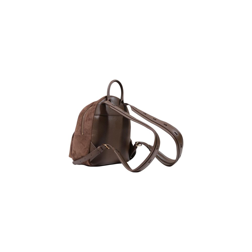 Love Moschino Brown Polyester Backpack