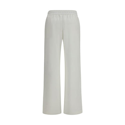 Moncler White Cotton Casual Pants