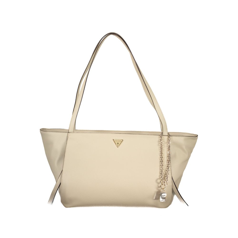 Guess Jeans Beige Polyurethane Women's Bag