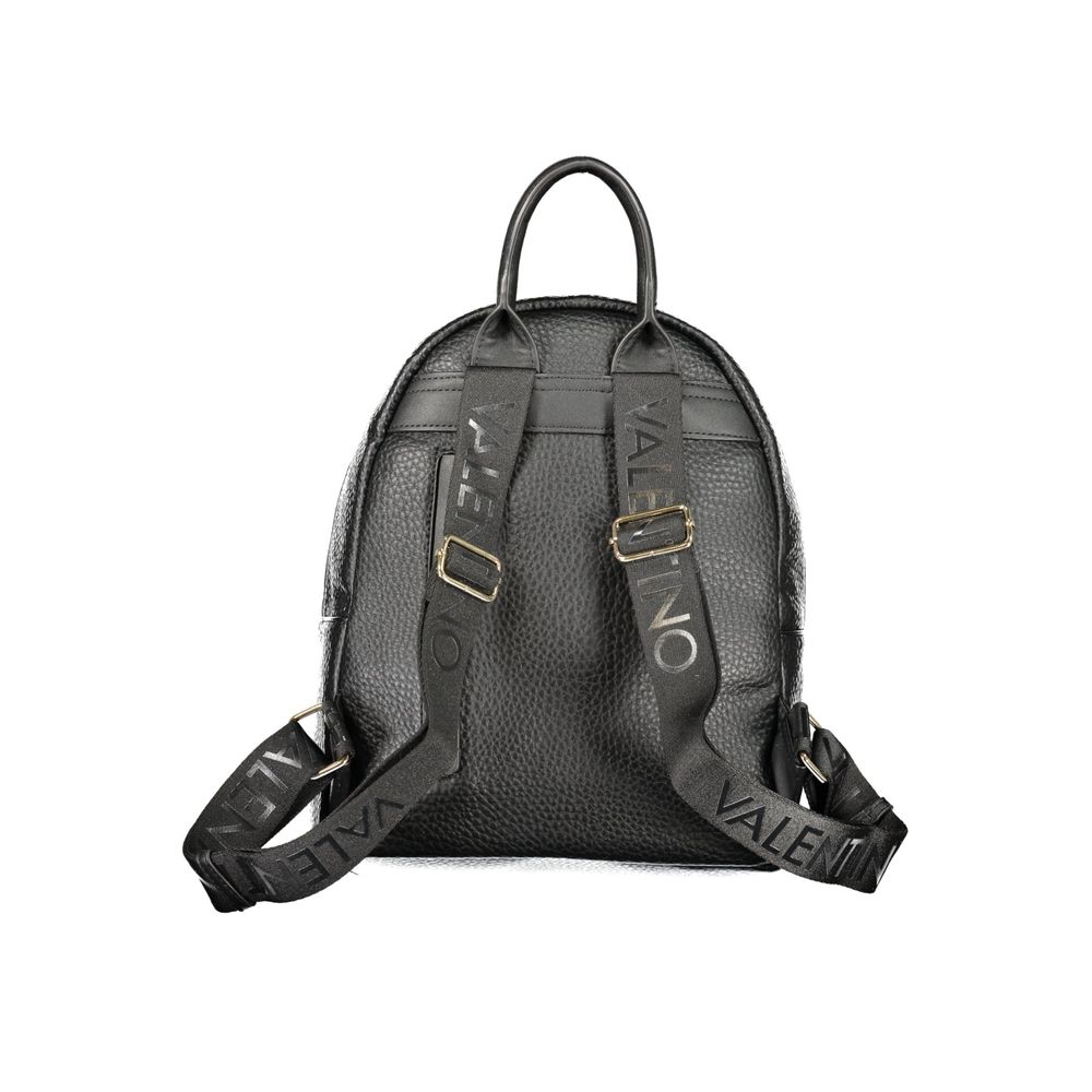 Mario Valentino Black Polyurethane Women's Backpack