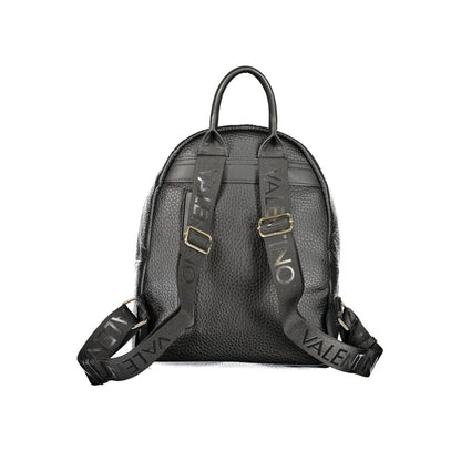 Mario Valentino Black Polyurethane Women's Backpack