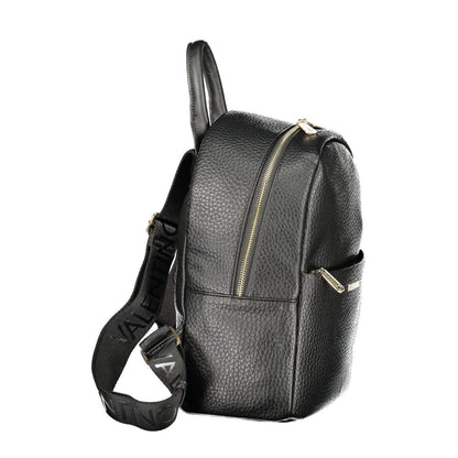 Mario Valentino Black Polyurethane Women's Backpack