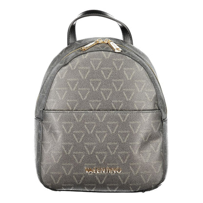 Mario Valentino Black Polyurethane Women's Backpack