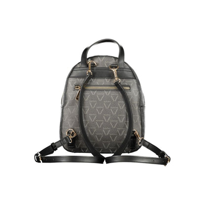 Mario Valentino Black Polyurethane Women's Backpack