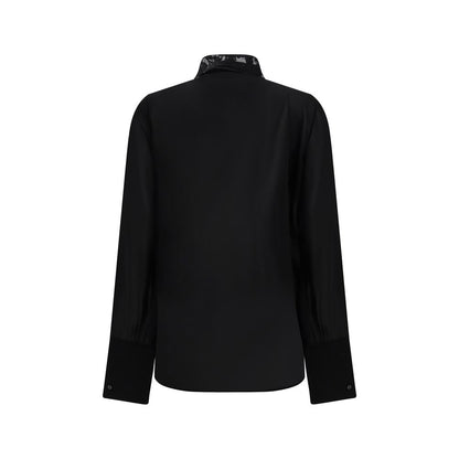 Fendi Black Silk Blouse
