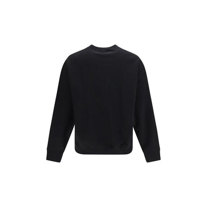 Palm Angels Black Cotton Sweatshirt