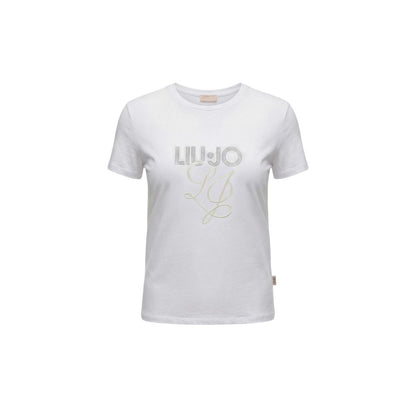 Liu Jo White Cotton T-Shirt
