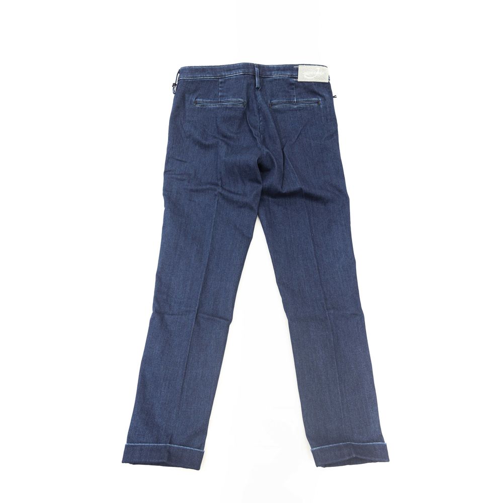 Jacob Cohen Blue Cotton Women Jeans