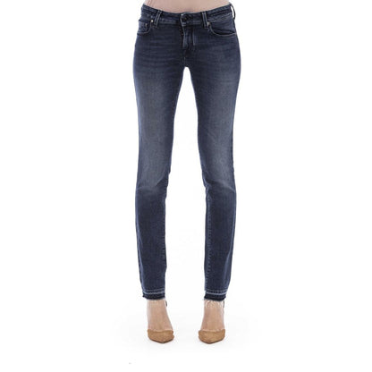 Jacob Cohen Blue Cotton Women Jeans