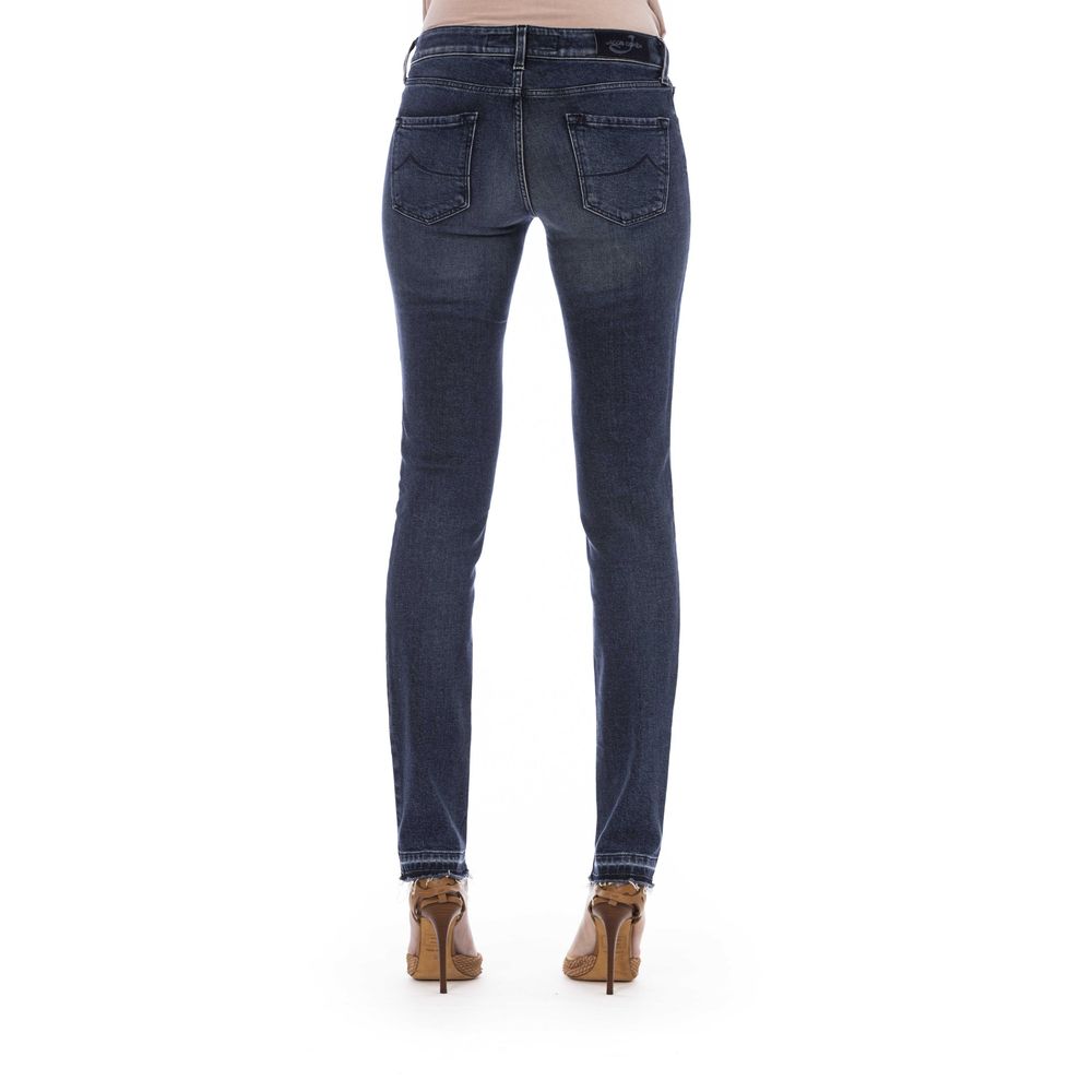 Jacob Cohen Blue Cotton Women Jeans