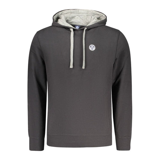 North Sails Black Cotton Sweatshirt