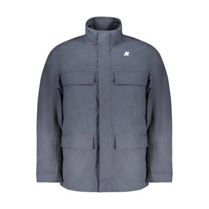 K-WAY Blue Polyester Men's Jacket