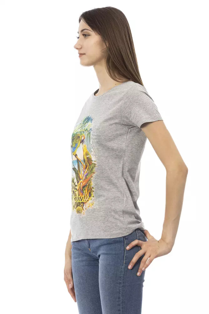 Trussardi Action Gray Cotton Women's T-Shirt