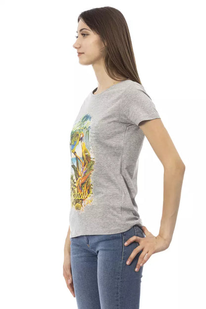 Trussardi Action Gray Cotton Women's T-Shirt
