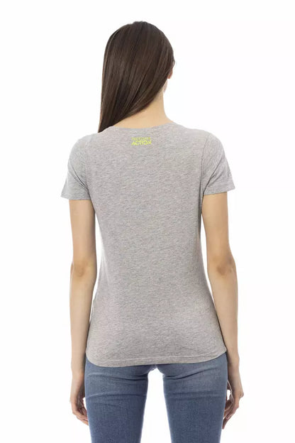 Trussardi Action Gray Cotton Women's T-Shirt