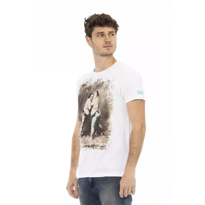 Trussardi Action White Cotton Men's T-Shirt