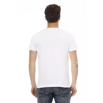 Trussardi Action White Cotton Men's T-Shirt