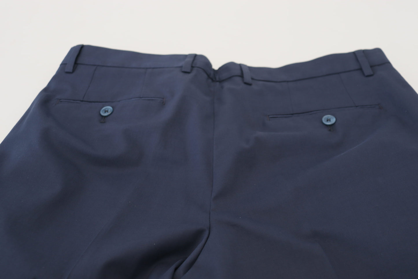 Dolce &amp; Gabbana Blue Chinos Cotton Stretch Casual Shorts