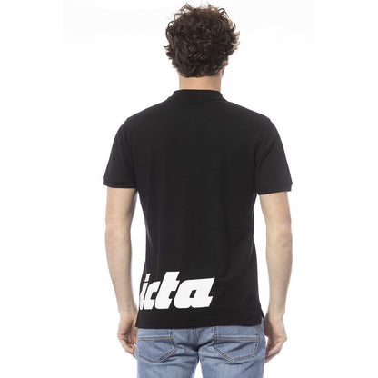 Invicta Black Cotton Men's Polo Shirt