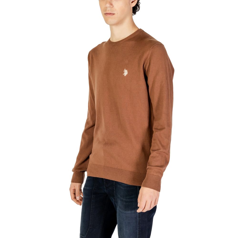 US POLO ASSN. Beige Cotton Sweatshirt