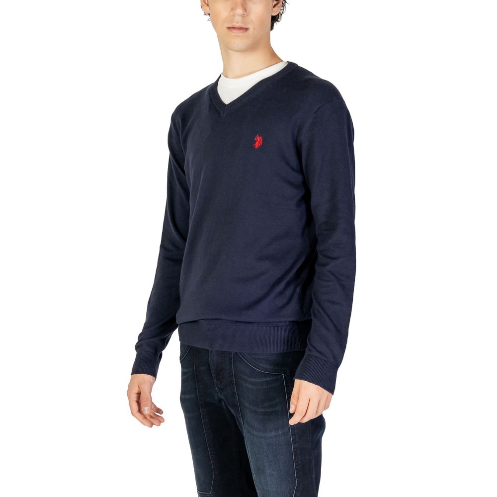 US POLO ASSN. Blue Cotton Cashmere Sweater