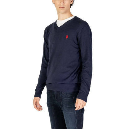 US POLO ASSN. Blue Cotton Cashmere Sweater