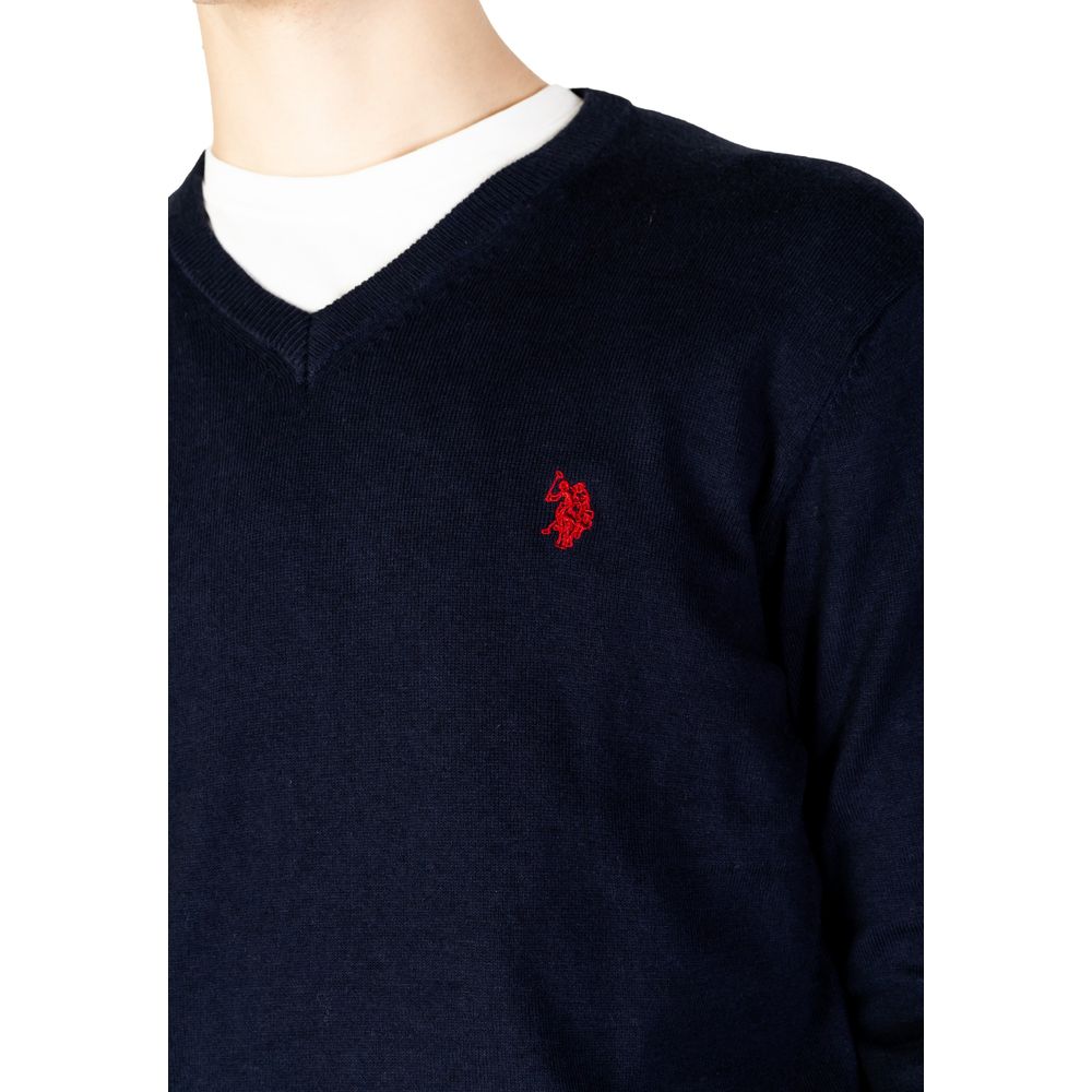 US POLO ASSN. Blue Cotton Cashmere Sweater