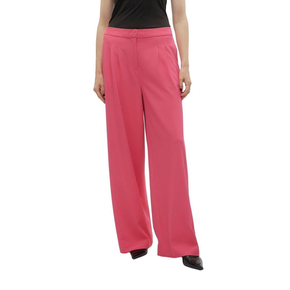Vero Moda Pink Polyester Jeans &amp; Pants