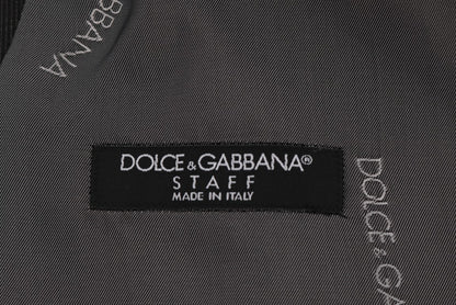 Dolce &amp; Gabbana Gray STAFF Cotton Rayon Vest