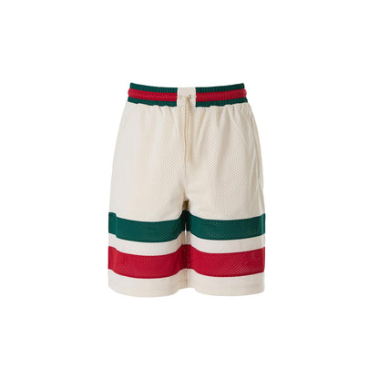 Gucci Cream polyester  Logo Shorts