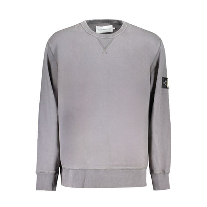 Calvin Klein Brown Cotton Men Sweater