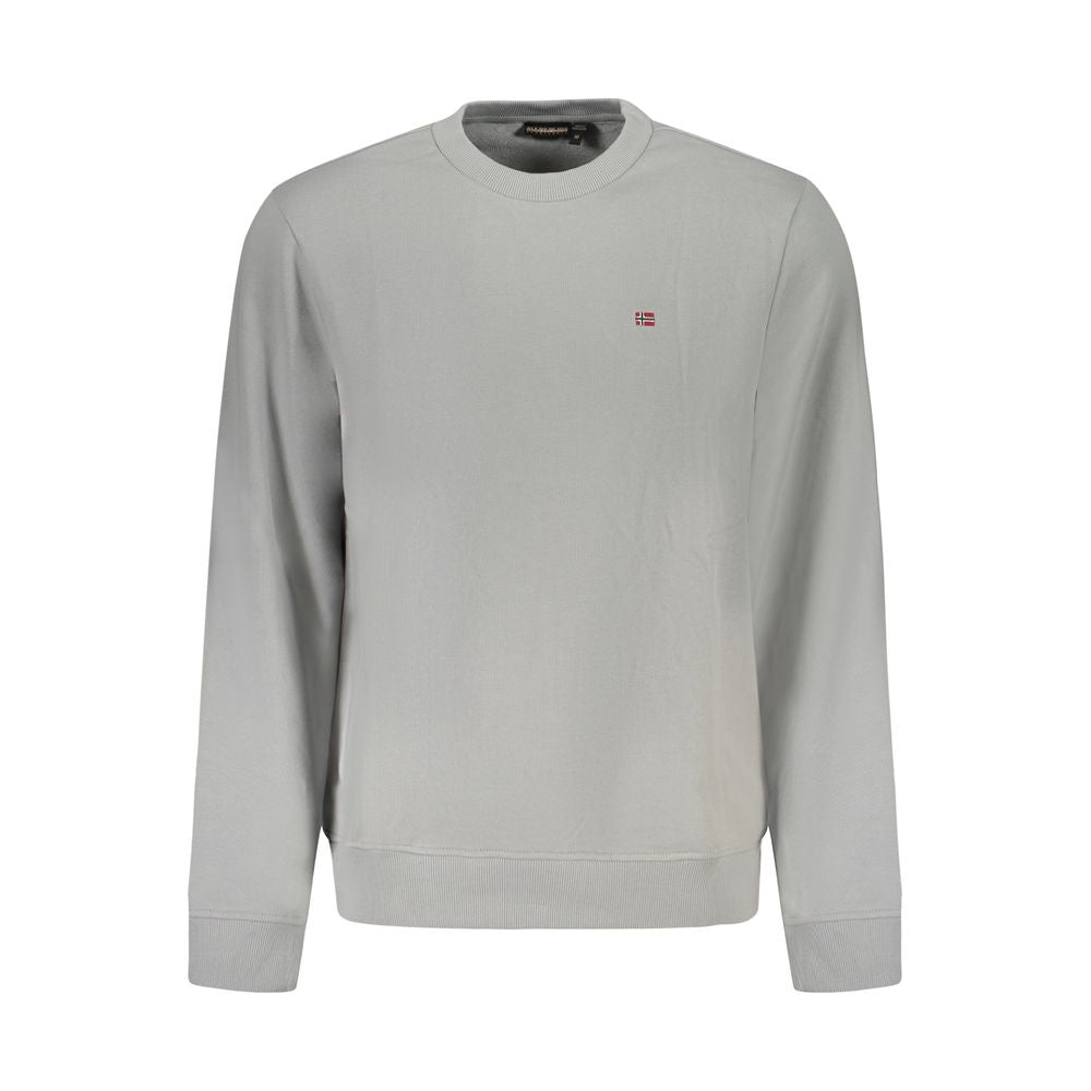 Napapijri Brown Cotton Men Sweater