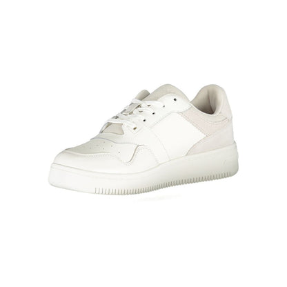 Tommy Hilfiger White Polyester Sneakers