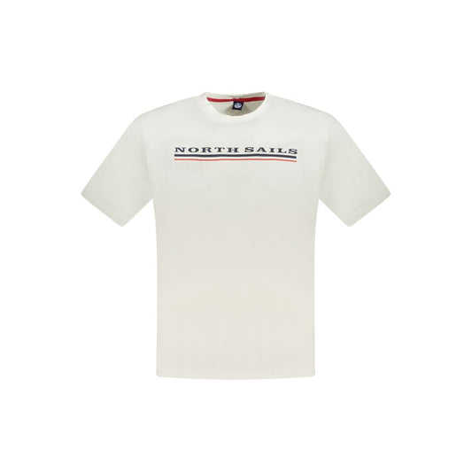North Sails White Cotton Mens T-Shirt